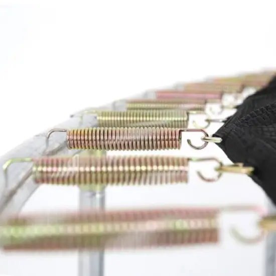 Skywalker Trampolines 13' Round Trampoline Combo with Spring Pad - Blue/Yellow image {2}