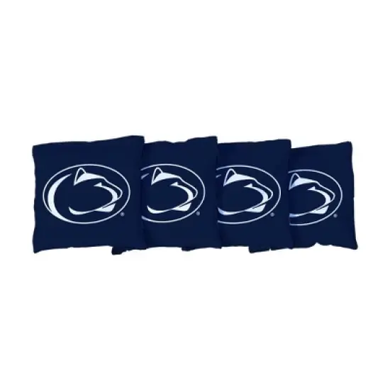 NCAA Penn State Nittany Lions Corn-Filled Cornhole Bags Navy Blue - 4pk image {1}