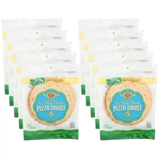 Golden Home Whole Grain Ultra Thin Pizza Crust 7 Inch - Case of 10/8.75 oz image {5}