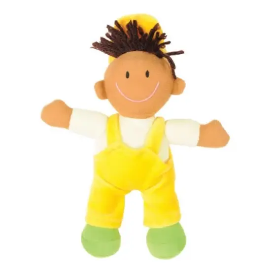 Kaplan Early Learning Diverse Soft Dolls with Yarn Hair - Set of 4 image {3}