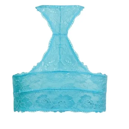 Women's Plus Size lingerie Kira Lace Bralette - turquoise | FOX & ROYAL image {3}