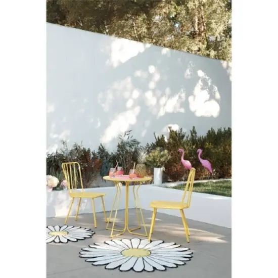Heidi 3pc Indoor/Outdoor Patio Bistro Set - Novogratz image {7}