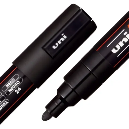 uniball POSCA 8pk PC-5M Water Based Paint Markers Medium Tip 1.8-2.5mm Monotone Colors image {1}