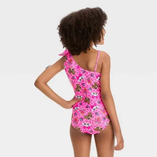 Girls' L.O.L. Surprise! Fictitious Character One Piece Swimsuit - Pink image {2}