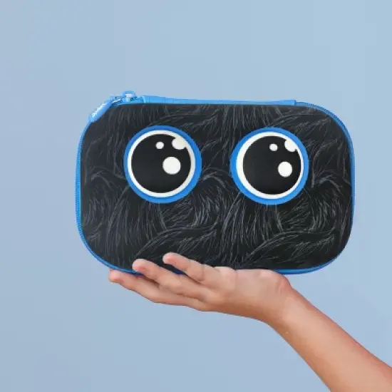ZIPIT Beast Pencil Case, Black Pencil Box for Kids image {1}