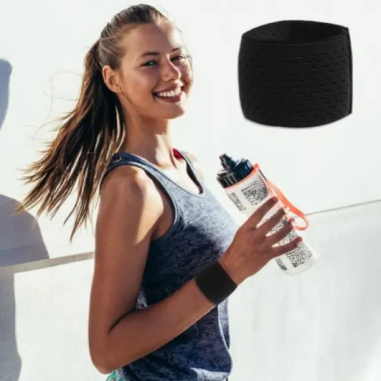 Unique Bargains Breathable Sport Wristbands 1 Pair image {1}