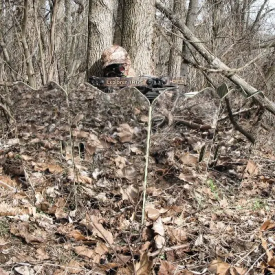 GhostBlind Runner Blind, 6-Panel Mirror Ground Hunting Blind image {1}