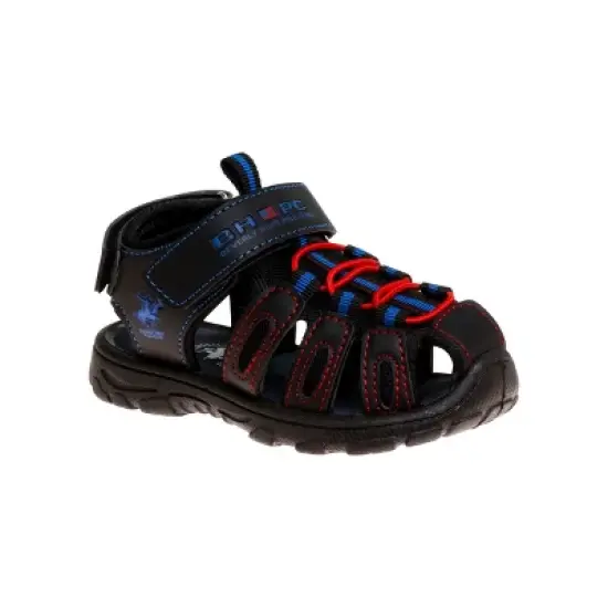 Beverly Hills Polo Club Adventurous Light-Weight Adjustable Strap Sport Sandals for Boys and Girls (Little Kids) image {5}