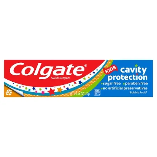 Colgate Kids' Cavity Protection Fluroide Toothpaste - Bubble Fruit - 4.6oz image {18}