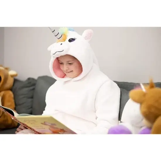 Plushible Snugible Unicorn Oversized Hooded Costume/Blanket Hoodie image {2}