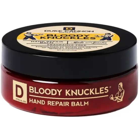 Duke Cannon Bloody Knuckles Hand Repair Balm - Fragrance Free Hand Lotion for Men - 5 oz image {5}