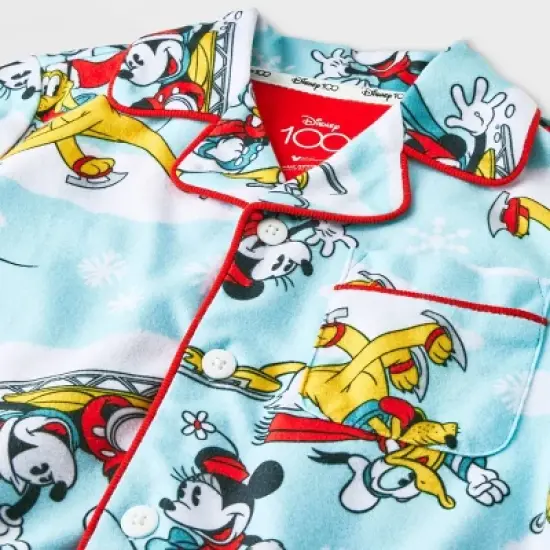 Toddler 2pc Disney 100 Coat Pajama Set - Blue image {3}