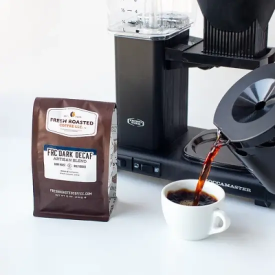 Fresh Roasted Coffee, Organic FRC Dark Decaf, Whole Bean image {3}