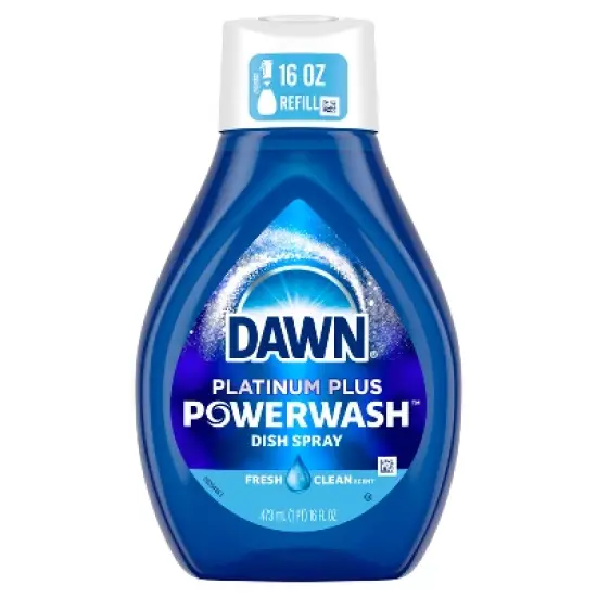 Dawn Platinum Powerwash Dish Spray, Dish Soap Refill - Fresh - 16oz image {1}