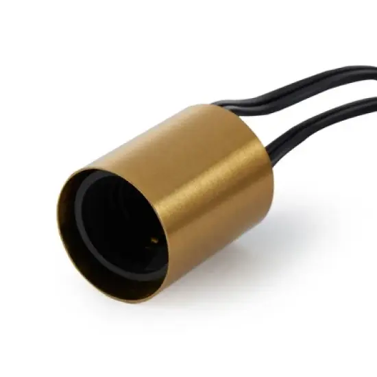 Brightech Glow Globe Edison LED Waterproof Outdoor 12 Bulb String Lights with Brass Sockets for Outside, Backyard, and Patio, 26 Feet image {2}