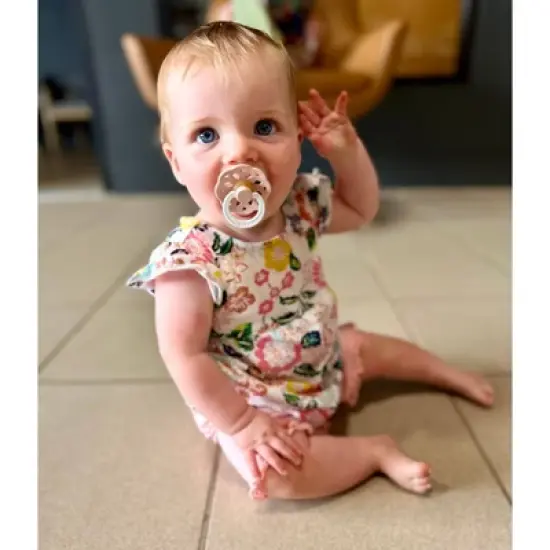 Bibs Boheme Glow in the Dark Latex Pacifier 0-6m - Size 1 - 2pk image {9}