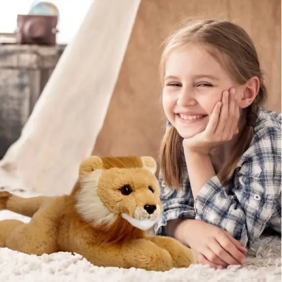 FAO Schwarz 15" Adopt A Wild Pal Lion Male Toy Plush image {1}