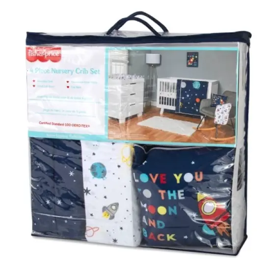 Fisher-Price Space Explorer Bedding Set - 4pc image {4}
