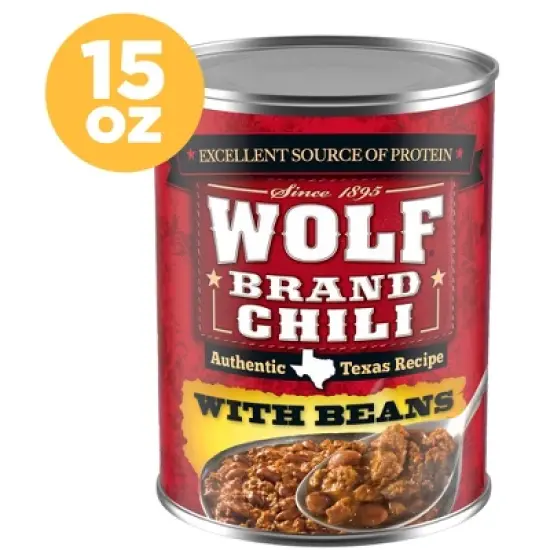 Wolf Brand Chili with Beans - 15oz image {6}