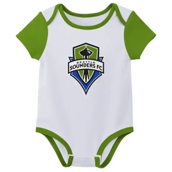 MLS Seattle Sounders FC Infant 3pk Bodysuit image {1}