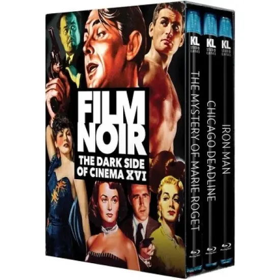 Film Noir: The Dark Side Of Cinema XVI (Mystery Of Marie Roget/Chicago Deadline/Iron Man( (Blu-ray) image {1}