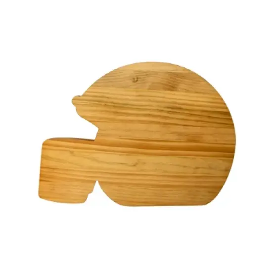 Slickblue Football Helmet Wood Board for Snacks, Tailgate & Game Day Parties, 15" Charcuterie Tray image {2}