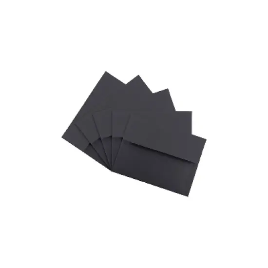 JAM Paper A6 Invitation Envelopes 4.75 x 6.5 Black 50/Pack (22115363I) image {2}