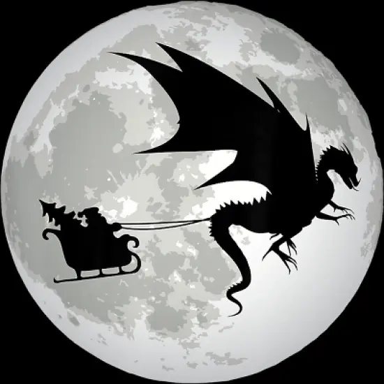 Women's Design By Humans Christmas Santa Claus By NekoShop Racerback Tank Top image {1}