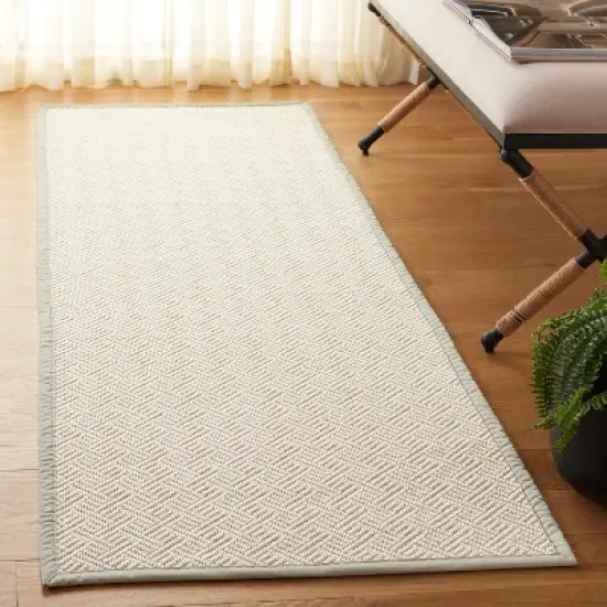 Napa Faux Sisal Jacquard Weave NFS148 UV Resistant, Stain Resistant, Soft Surface, Non-Shedding Indoor/Outdoor Rugs - Safavieh image {1}