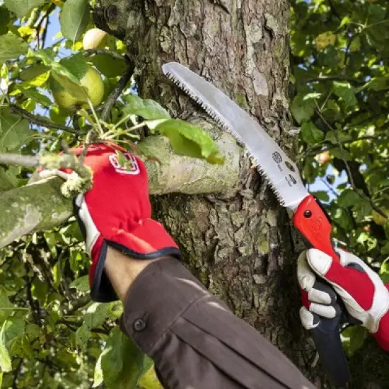 FELCO 604, 9.5in. Impulse Hardened Curved Blade Pull-Stroke Folding Saw, Polymer Ergo Reach Grip image {1}