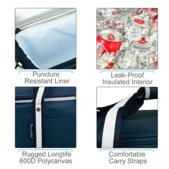Picnic at Ascot Ultimate Day Cooler- Combines Best Qualities of Hard & Soft Collapsible Coolers image {2}