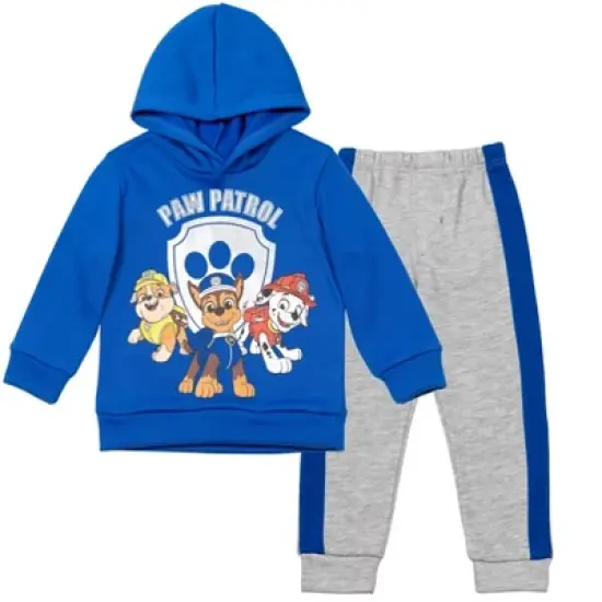 Paw Patrol Rocky Zuma Rubble Fleece Pullover Hoodie and Jogger Pants Outfit Set Toddler image {7}