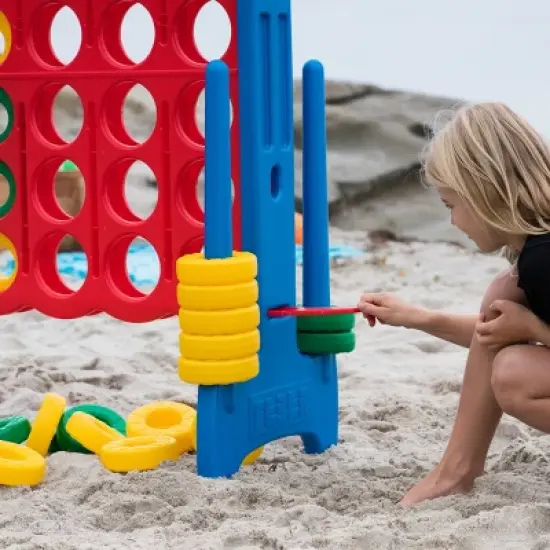 ECR4Kids Jumbo Four-To-Score Giant Game-Indoor/Outdoor 4-In-A-Row Connect image {8}