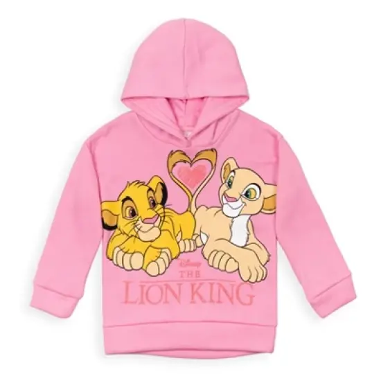 Disney Lion King Nala Simba Fleece Hoodie Pink  image {10}