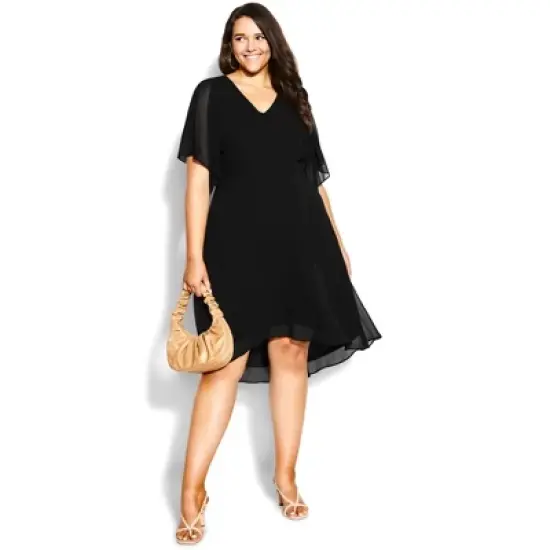 Women's Plus Size Adore Dress - Black | CITY CHIC image {6}