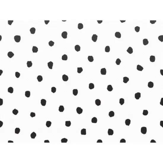 Teacher Created Resources&reg; Fun Size Better Than Paper Bulletin Board Roll Black Painted Dots on White image {1}