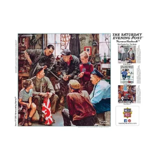 MasterPieces The Saturday Evening Post: Homecoming Marine Jigsaw Puzzle - 1000pc image {5}