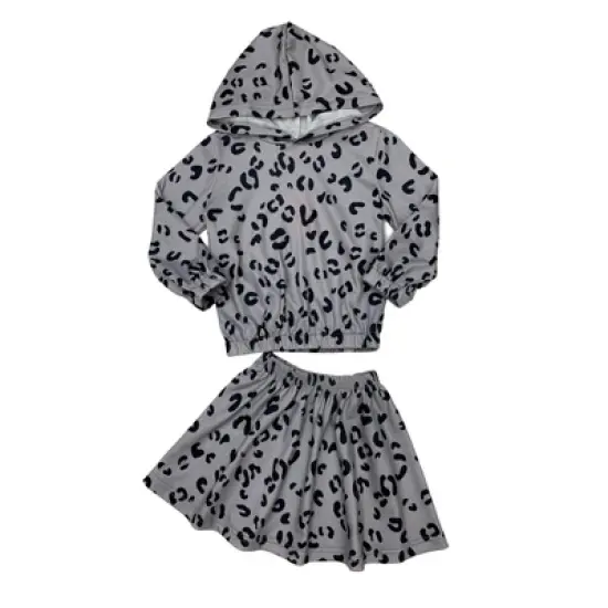 Girls Cool Cubs Club Hoodie & Skirt Set - Mia Belle Girls image {1}