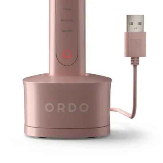 ORDO Sonic+ Electric Toothbrush & Charging Travel Case - Rose Gold image {3}