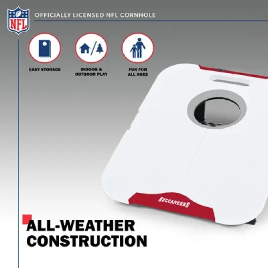 NFL Tampa Bay Buccaneers All-Weather Travel Cornhole Set image {2}