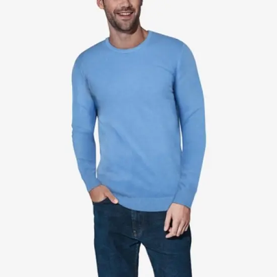 X RAY Men's Crew Neck Sweater Slim Fit Midweight Knit Pullover for Casual Dressy Wear (Big & Tall Available) image {6}