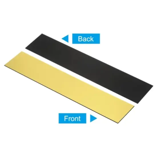 Unique Bargains DIY Laser Printing Personalized Office Blank Engraving Name Plates 5 Pcs image {3}