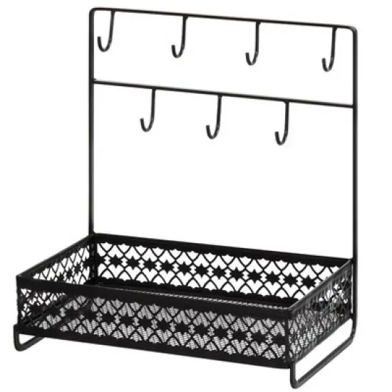 The Lakeside Collection Dresser Top Organizer with Hooks image {1}