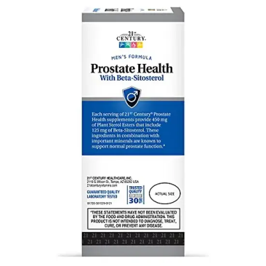 21St Century Prostate Health With Beta-Sitosterol (125Mg) Softgels 60Ct image {5}