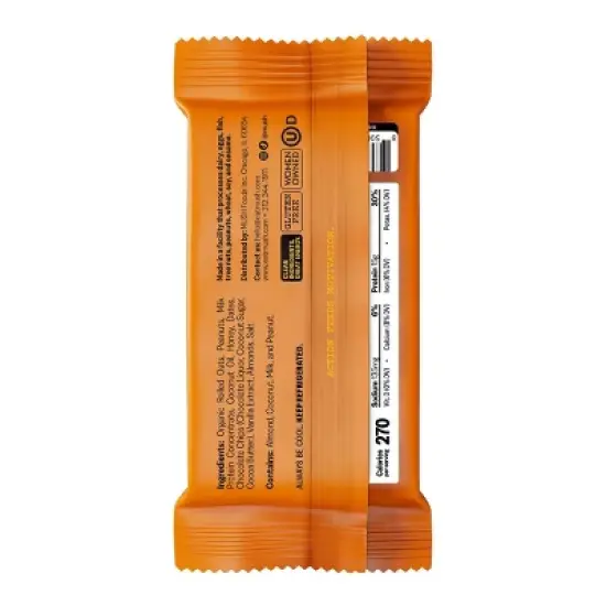 MUSH Peanut Butter Chocolate Chip Refrigerated Protein Bar - 2.3oz image {2}