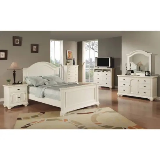 6pc Queen Addison Panel Bedroom Set Dove White - Picket House Furnishings image {9}