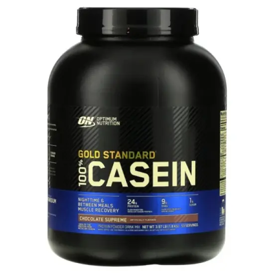 Optimum Nutrition Gold Standard&reg; 100% Casein, Chocolate Supreme, 3.97 lb (1.8 kg) image {4}