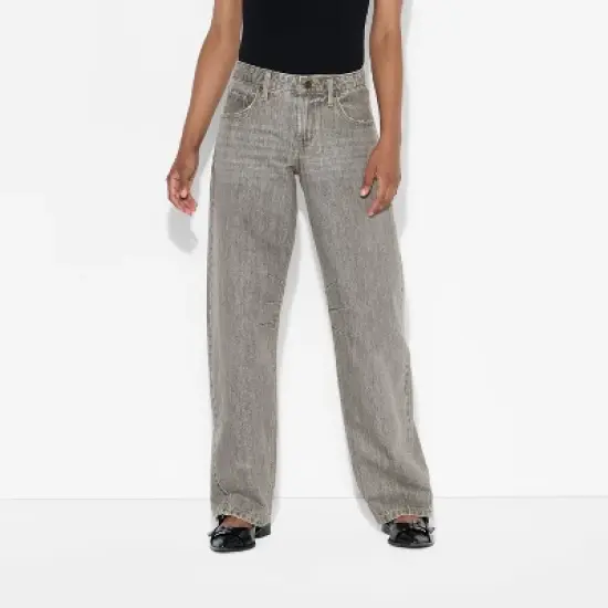 Women's Mid-Rise Barrel Jeans - Wild Fable&trade; image {1}