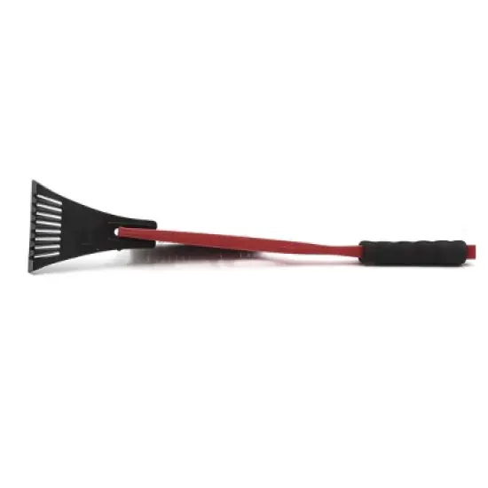 Unique Bargains 20" Car Vehicle Snow Brush Ice Scraper Snowbrush Shovel Removal Tool Black Red image {2}