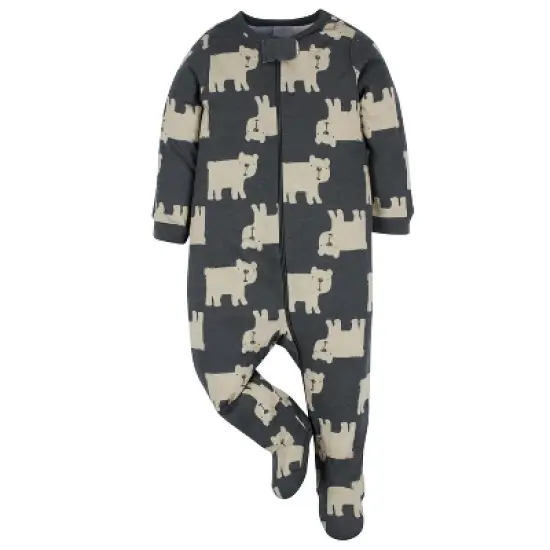 Onesies Brand Baby Boys' Long Sleeve Sleep 'N Plays - 4-Pack image {3}